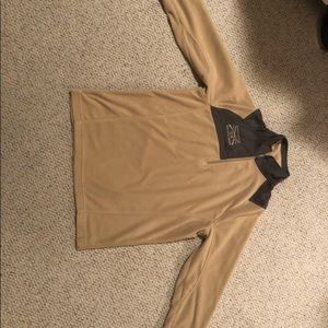 Tan Grunt style pull over fleece